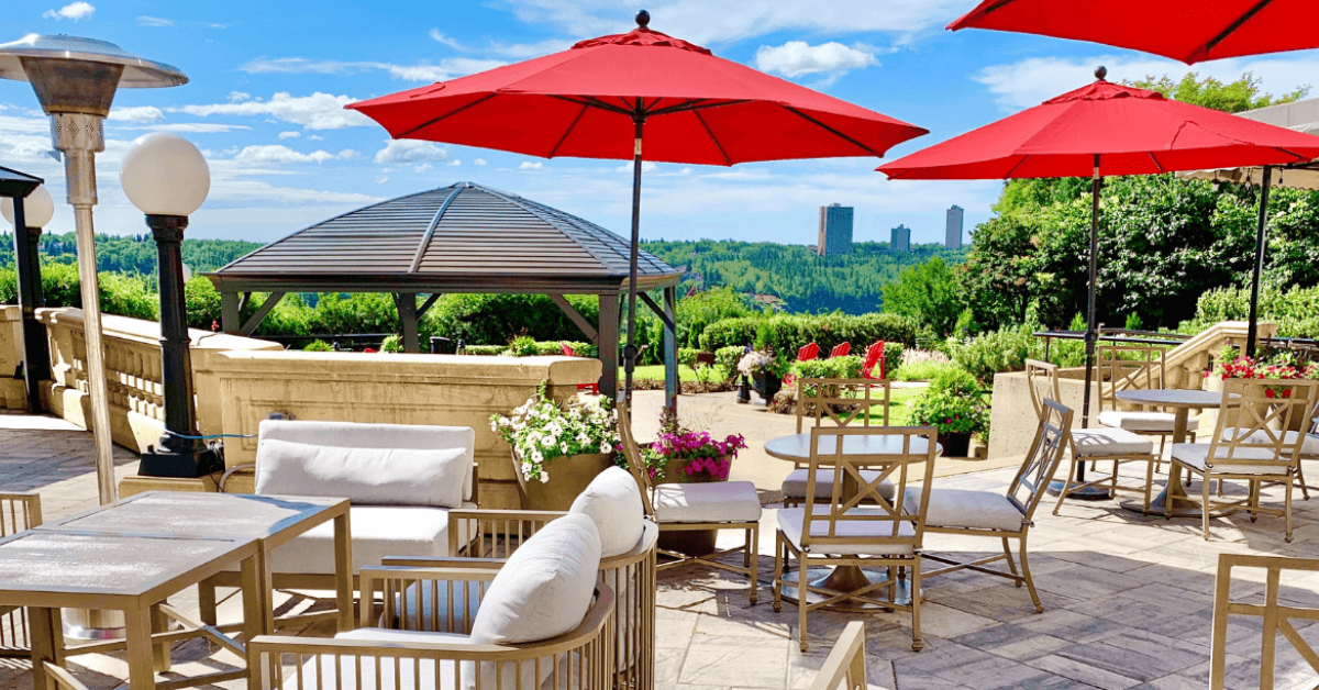 best hotel patios in edmonton