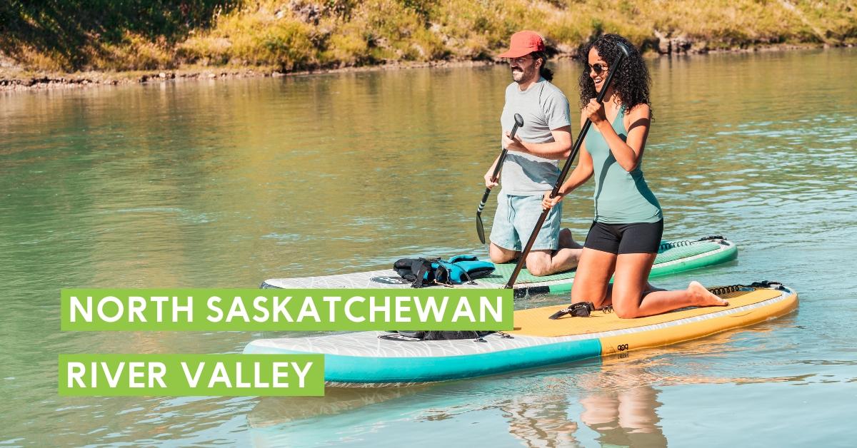 paddleboard north saskatchewan river edmonton